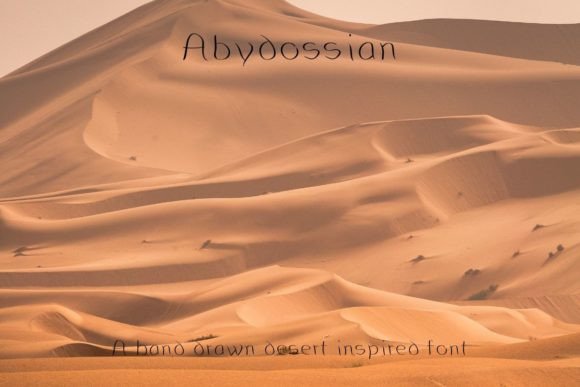 Abydossian: Quirky Handwritten Font