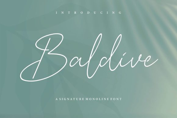 Baldive: A Magical Handwritten Font