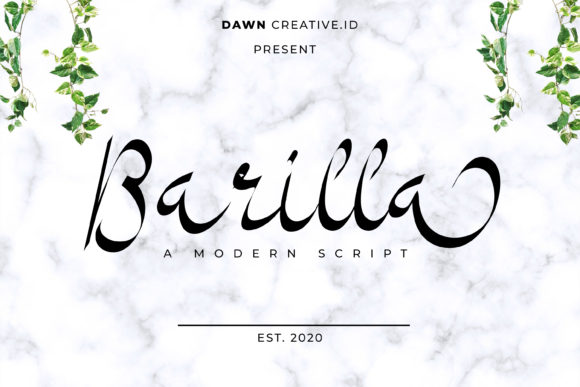 Barilla: A Handwritten Font for Creative Projects