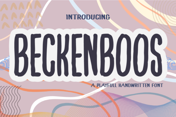 Beckenboss: A Cool Handwritten Font for Web Design