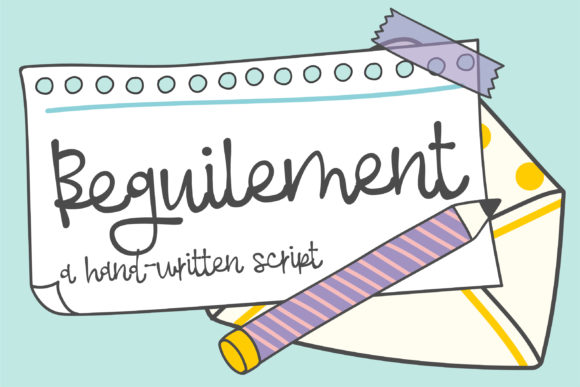 Beguilement: A Graceful Script Font