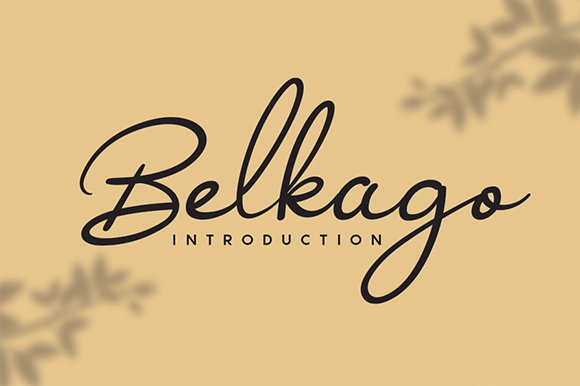 Belkago: A Handwritten Font for Polished Branding