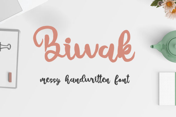 Biwak: A Sweet Handwritten Font