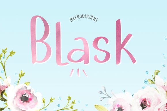 Blask: A Handwritten Font for Elegant Design