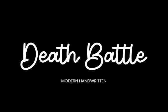 Death Battle Font Review