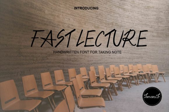 Fast Lecture Font for Creative Makers