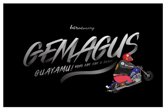 Gemagus: A Handwritten Font for Creative Projects
