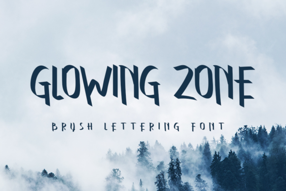 Glowing Zone Font: Handwritten Elegance