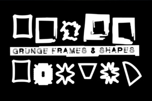 Grunge Frames Font for Web Design