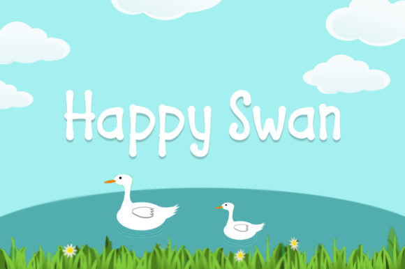 Happy Swan Font for Web Design