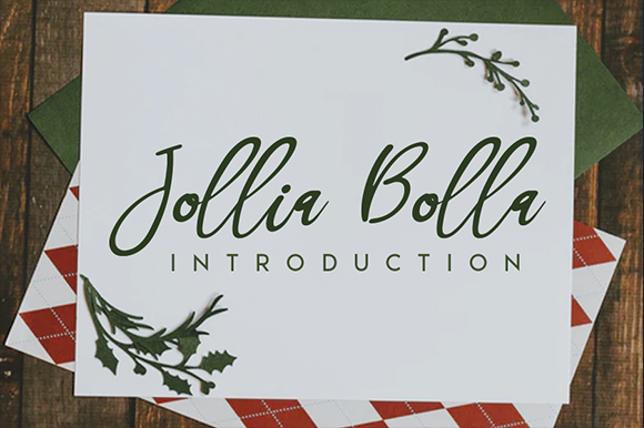 Jollia Bolla: A Magical Script Font