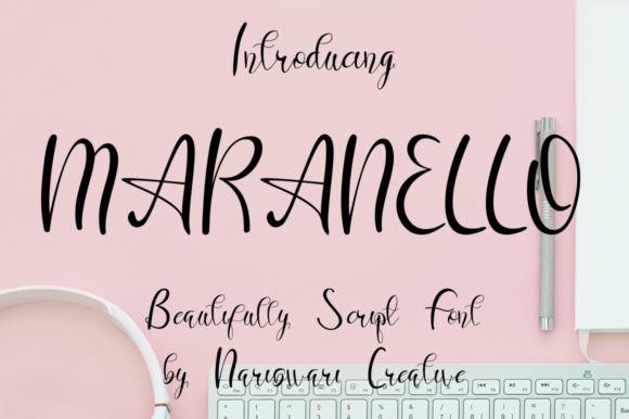 Maranello: A Handwritten Font for Editorial Magic