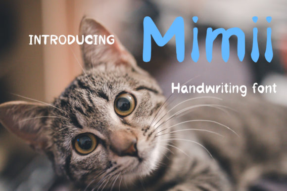 Mimii: A Script Handwritten Font
