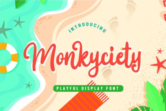Monkyciety: A Friendly Script Font for Web Design
