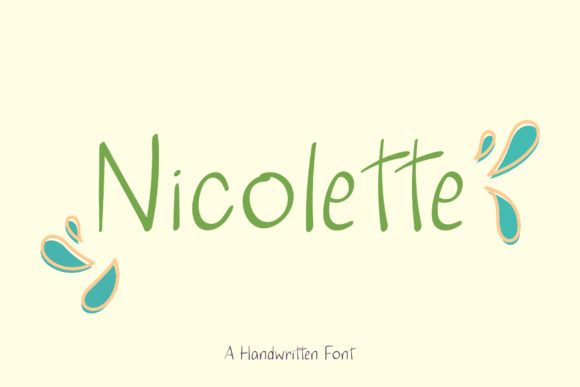 Nicolette: A Joyful Handwritten Font