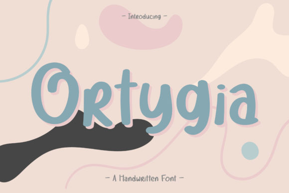 Ortygia: A Magical Handwritten Font