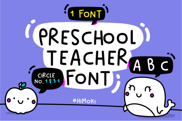 Preschool Teacher Font for Business