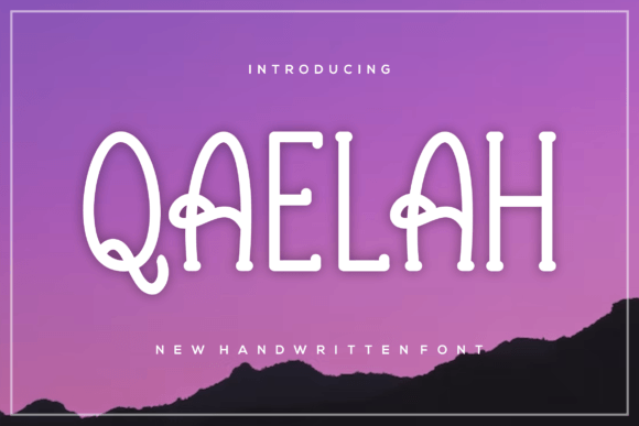 Qaelah: A Handwritten Font for Bold Campaigns