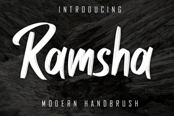 Ramsha: A Script Handwritten Font for Impact