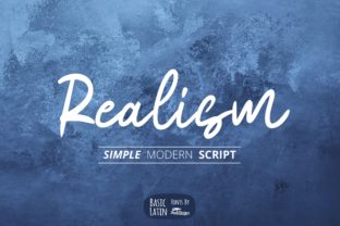 Realism Font: Handwritten Elegance for Editorial Design