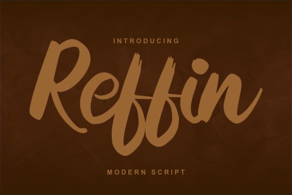 Reffin: A Handwritten Font for Creative Projects