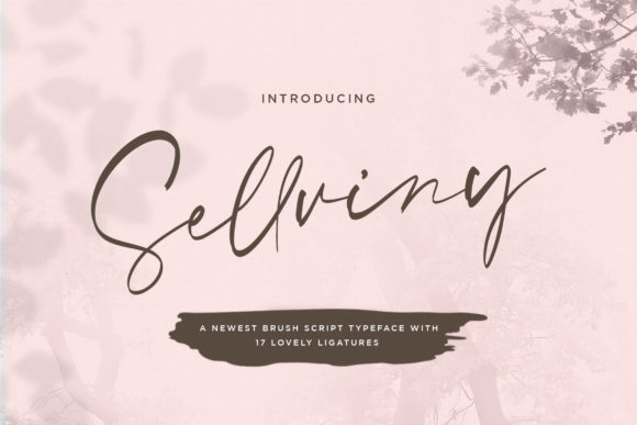 Sellviny: A Handwritten Font for Digital Marketing
