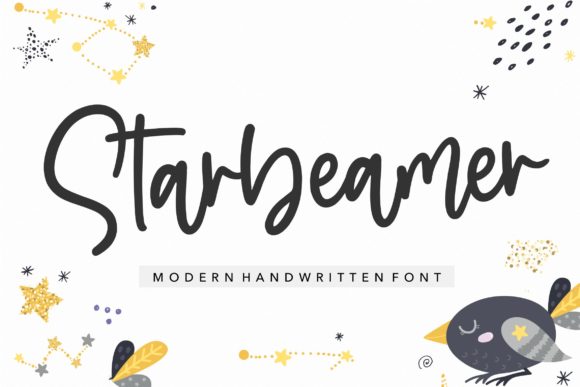 Starbeamer: A Quirky Handwritten Font for Web Design