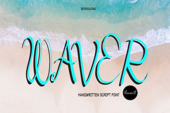 Waver: A Bouncy Handwritten Font